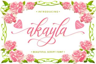 Akayla: A Delicate Script Font for Editorial Design