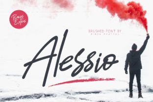 Alessio Font: A Bold Brushed Script for Modern Web Design