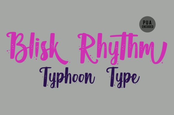 Blisk Rhythm: A Stylish Handwritten Font for Craft Creators