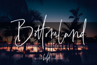 Bottomland Font: Elevating Editorial Design with Modern Script Typography