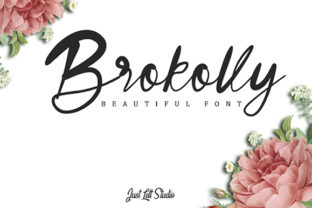 Brokolly Font: A Modern Handwritten Typeface for Editorial Design