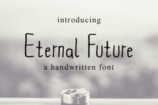 Eternal Future: A Handwritten Font for Bold Craft Creations
