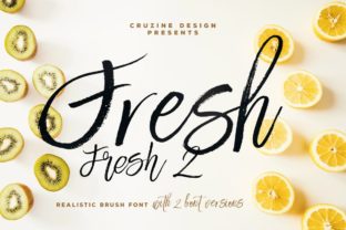Fresh Font: A Bold, Handwritten Typeface for Crafters and Creators