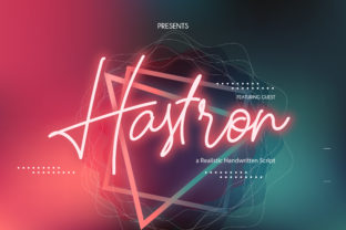 Hastron Font: A Handwritten Script for Editorial Design
