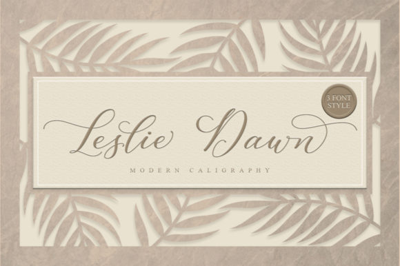 Leslie Dawn Typeface: A Versatile Script for Creative Branding