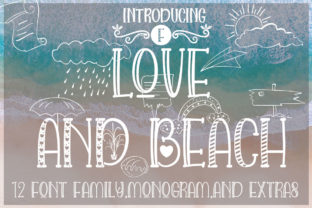Love and Beach: A Playful Script Font for Creative Projects