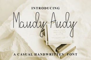 Maudy Audy: A Handwritten Typeface That Elevates Brand Identity