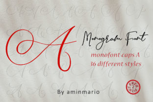 Monogram a Monofont Caps A: A Typography Love Story for Makers