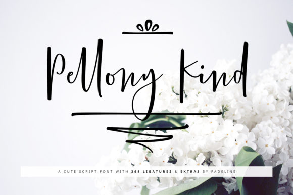 Pellony Kind: A Script Font with Heart and Versatility