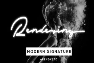 Rendering Font: A Handwritten Typeface for Digital Design