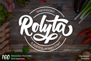 Rolyta: A Bold Script Font for Editorial Elegance