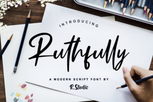 Ruthfully: A Handwritten Font for Modern Business Branding
