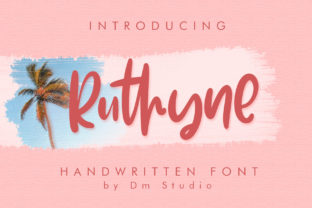 Ruthyne: A Handwritten Script Font That Elevates Campaign Design