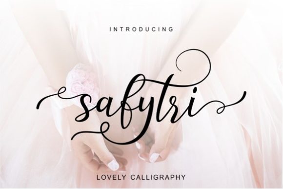 Safytri: A Script Font That Elevates Branding Projects