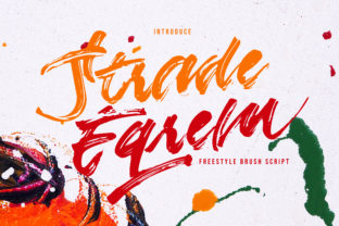 Strade Eqrem: A Bold Script Font for Editorial Design