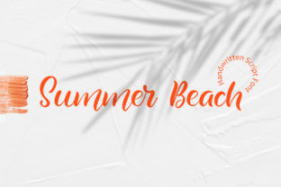 Summer Beach Font: A Playful Display Typeface for Digital Design