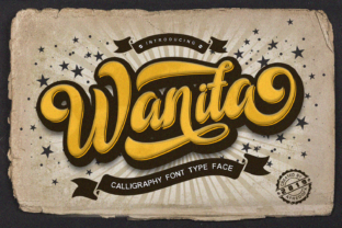 Wanita Font: A Playful Handwritten Typeface for Creative Makers